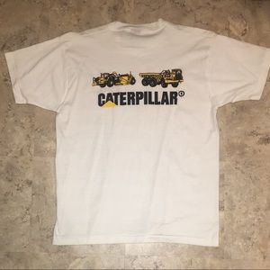 Vintage Fruit of The Loom Caterpillar Shirt Mens L